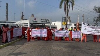 Se intensificarán protestas contra Pemex en Minatitlán; exigenliquidación de mil 700 mdp